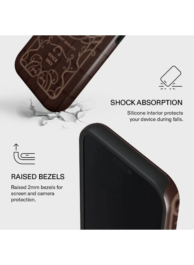 Burga iPhone 17 Pro Hot Chocolate Burga iPhone 17 Pro Hot Chocolate Premium Case Compatible with Hybrid Dual-Layer Hard Shell + Silicone Protection - Scratch-Resistant Shockproof Mobile Cover  | Best Price UAE